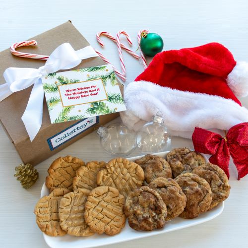 Happy Holidays Gift Box from Collettey’s Cookies
