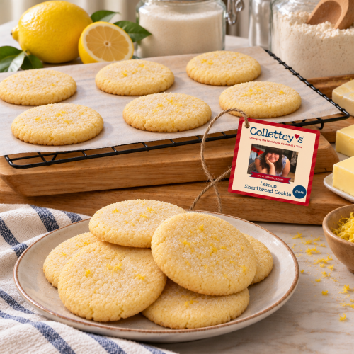 Lemon Shortbread Cookies